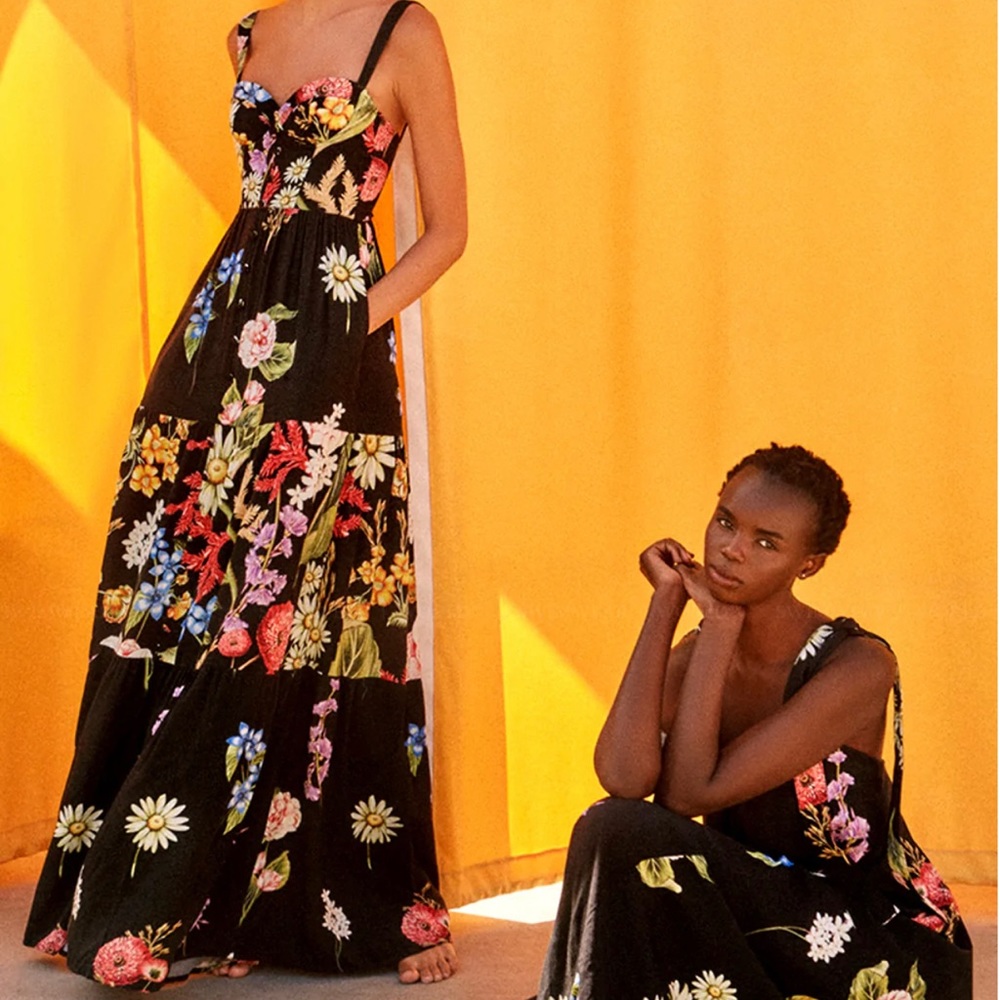 Agua Bendita Dunna floral dress